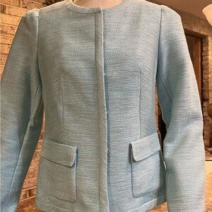 Talbots Blue Blazer Tailored Suit Jacket